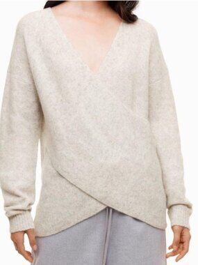 The Group by Babaton Bandini Sweater Bambini  Women's Size XS Beige Alpaca